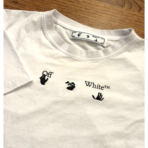 Off White T-Shirt Logo Red Marker Arrows Virgil Abloh XL Extra Large - Picture 1 of 13
